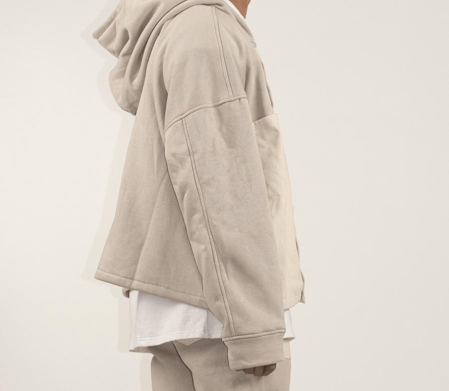 VESTE UTILITY BEIGE/SABLE