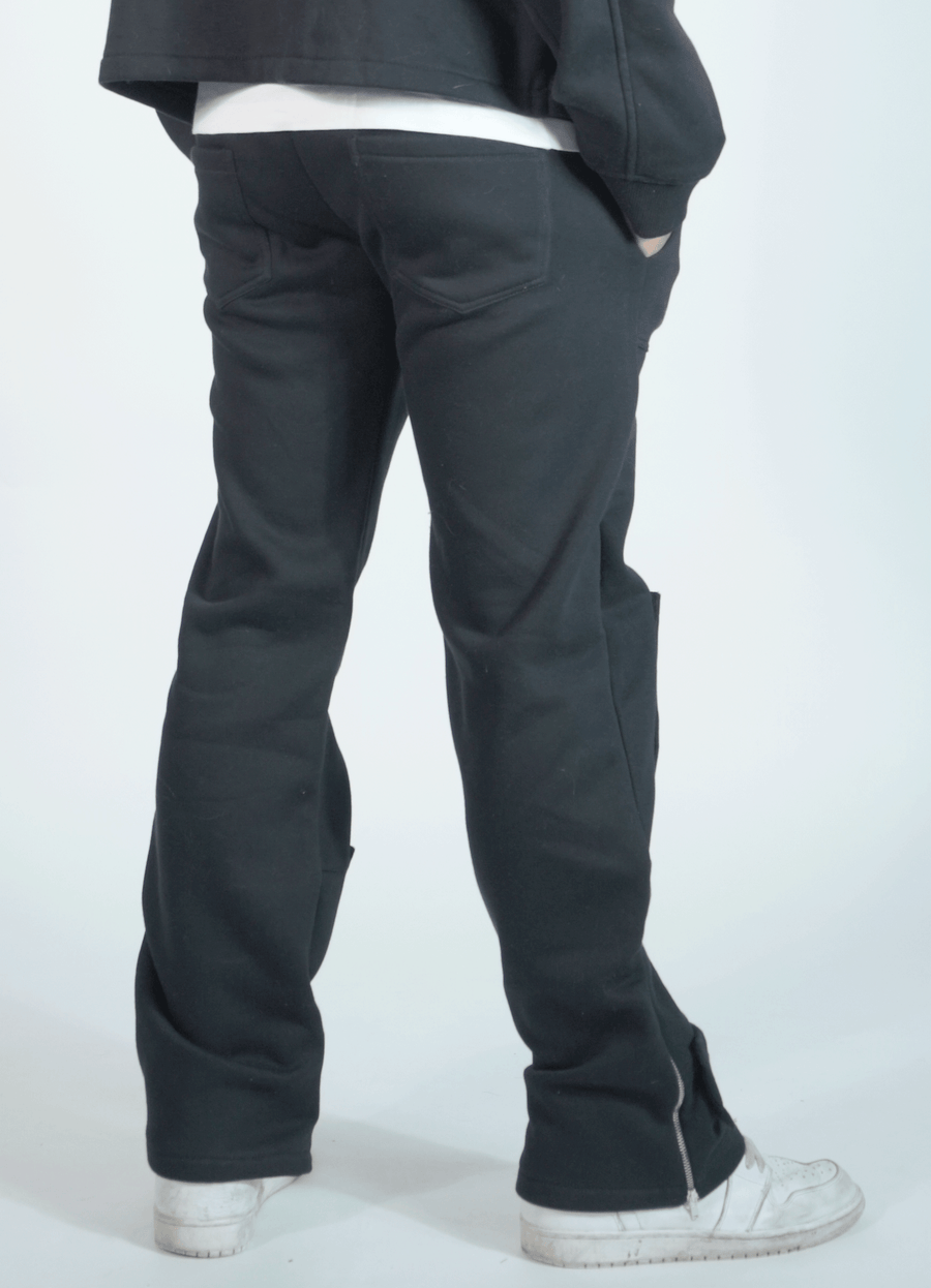 STRAPPED PANTS UTILITY - BLACK