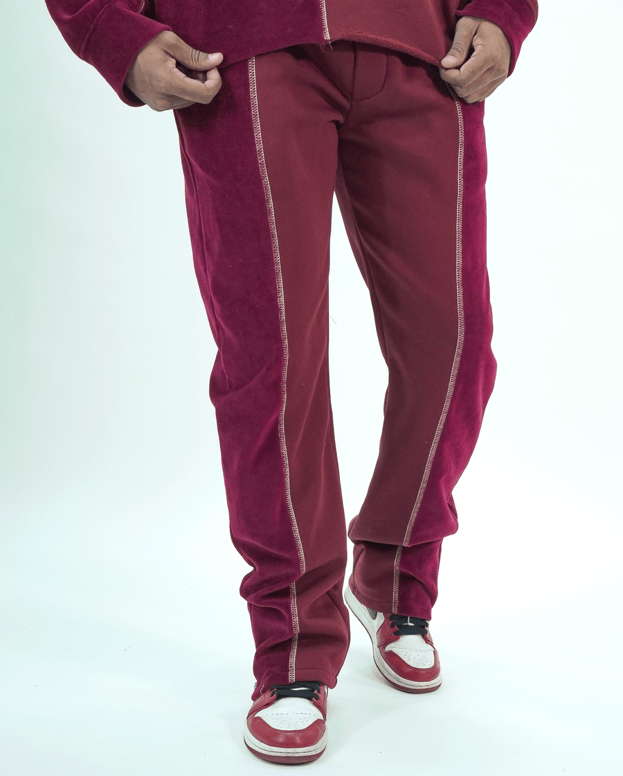 SWEATPANTS - ROUGE CARMIN