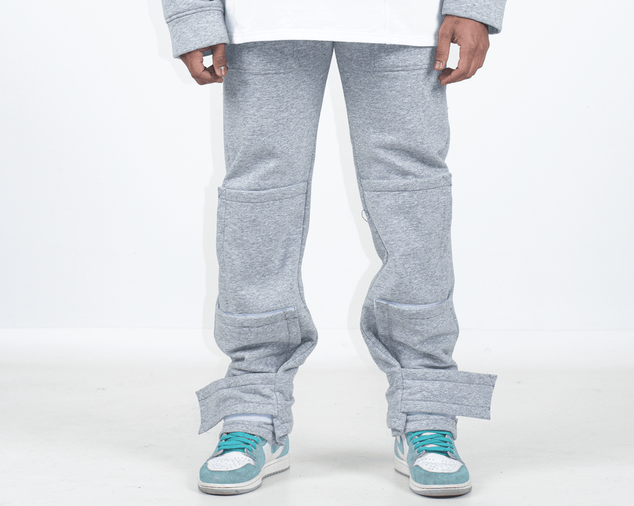 STRAPPED PANTS UTILITY GREY