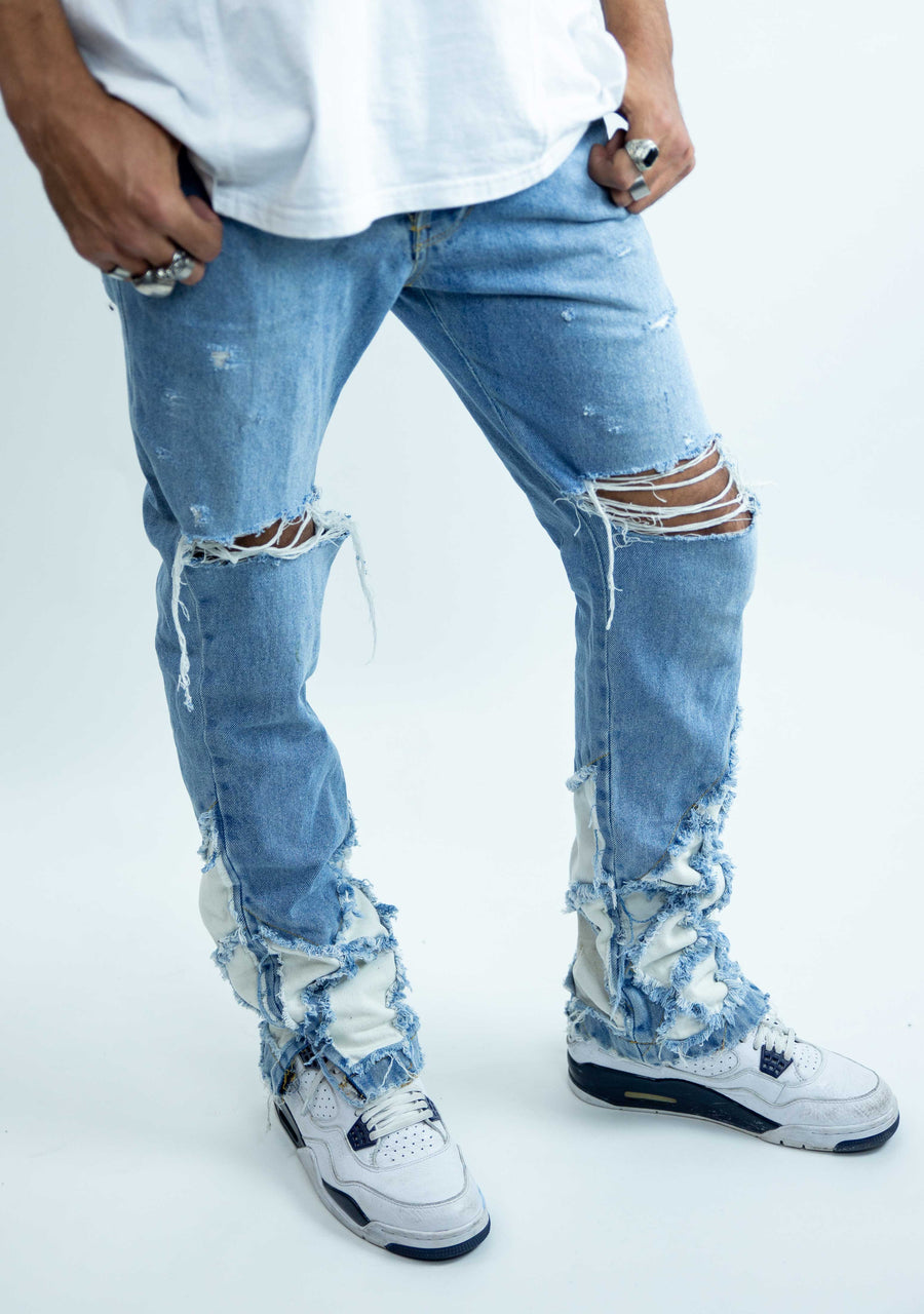 JEANS O2 - BLUE DIAMONDS CUSTOM