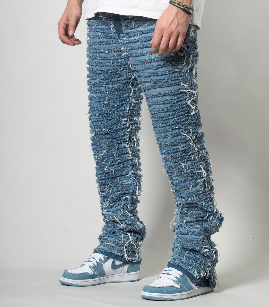 JEANS FROUFROU DOUBLE BLEUS