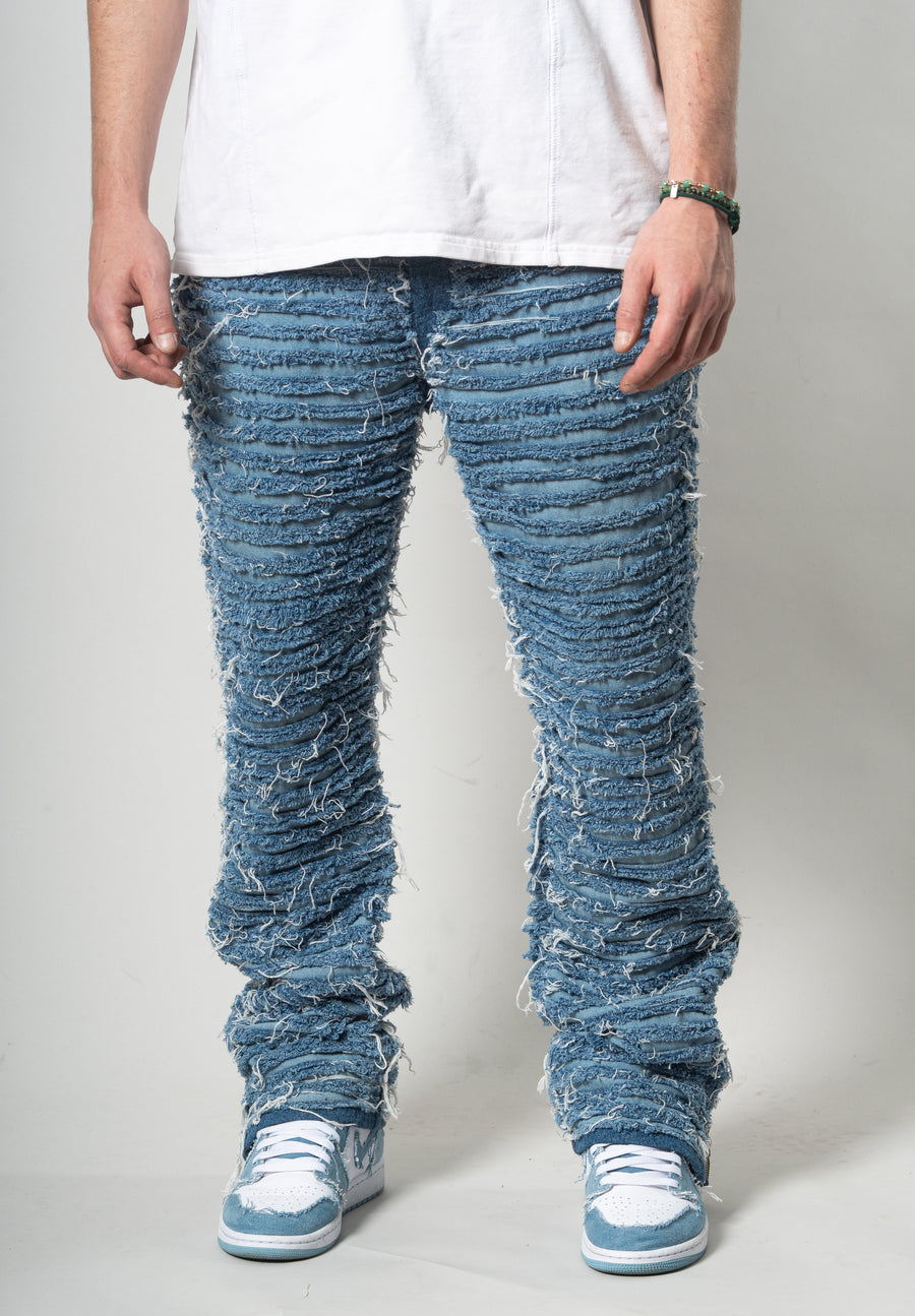 JEANS FROUFROU DOUBLE BLEUS