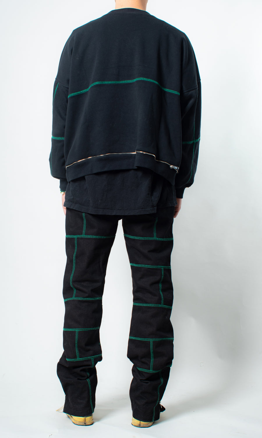 JEANS LINES - NOIR & VERT