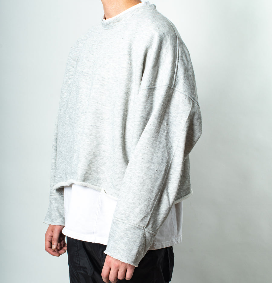 SWEATSHIRT - CUT GREY