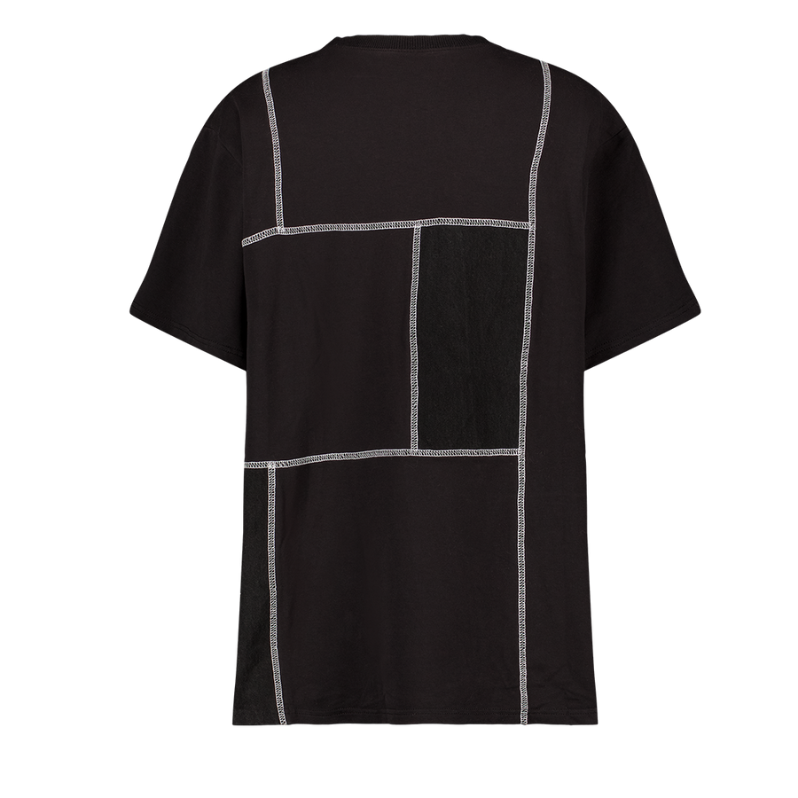 TSHIRT LINES OVERSIZE NOIR