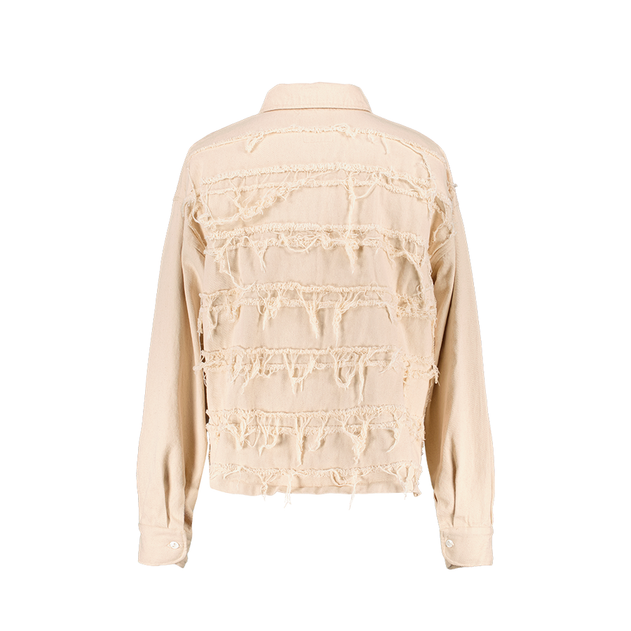 VESTE JEANS WEB - BEIGE (SABLE)